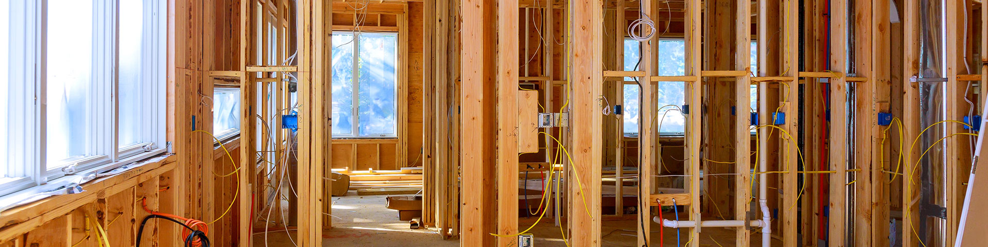 New construction pre-wire installation by Custom Theater and Audio