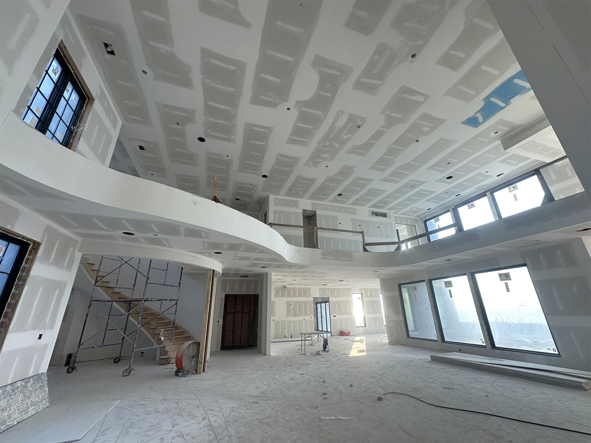 New residential lighting and sound installation