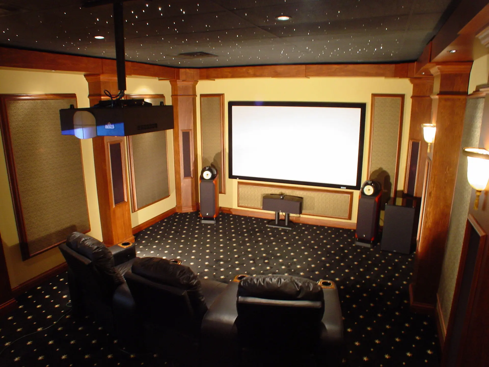 Media room installation in Pawleys Island